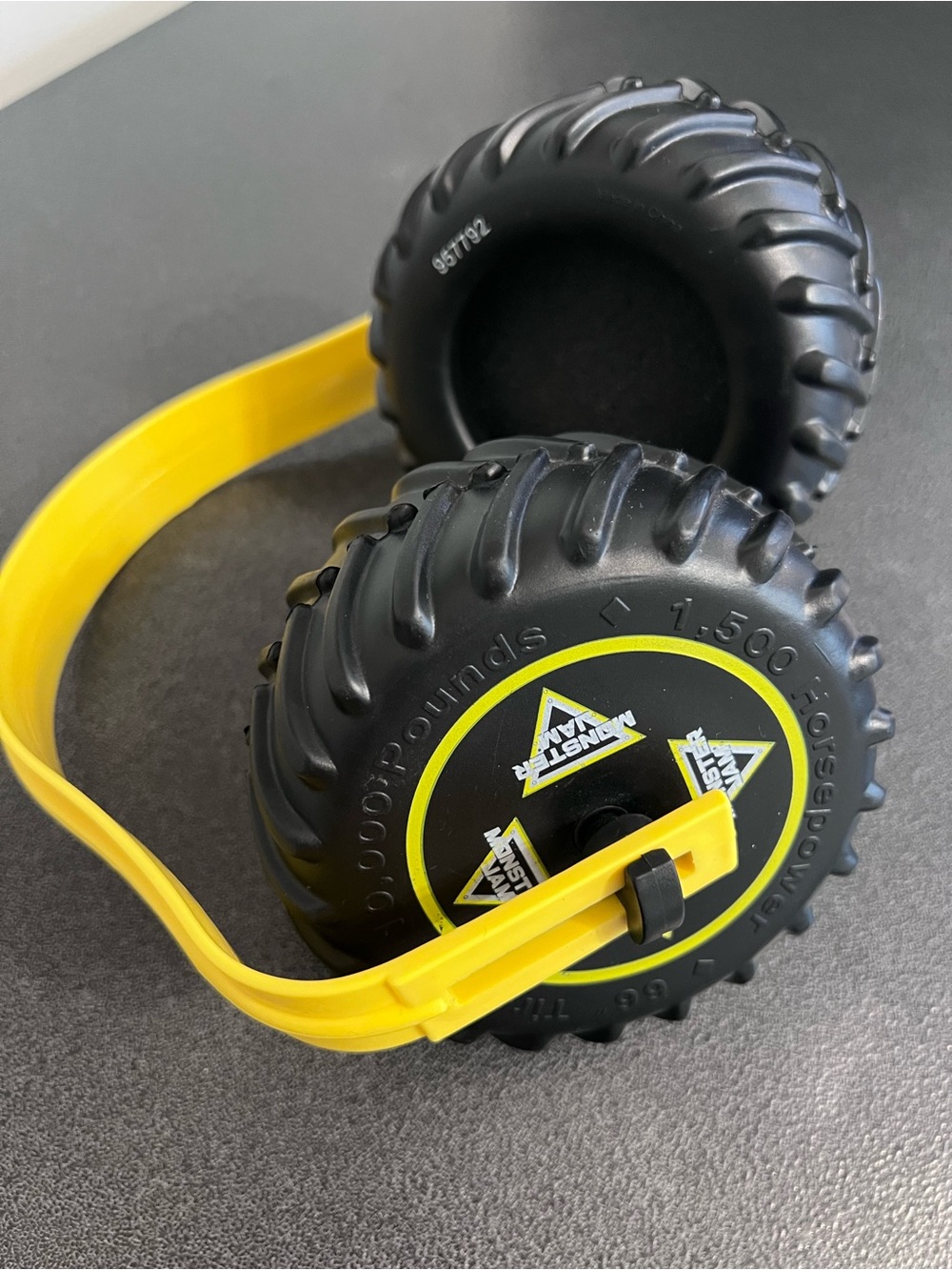 Monster Truck Tire Kids Noise Reduction Earmuffs – Brand New